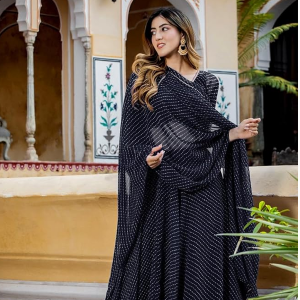 Women's Lehenga Print Pure Georgette
